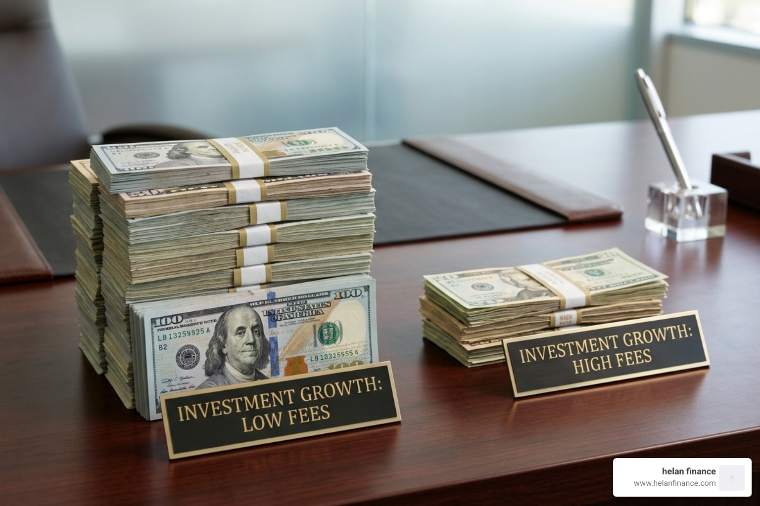 Impact of fees on a $50,000 portfolio over 20 years - investment planning