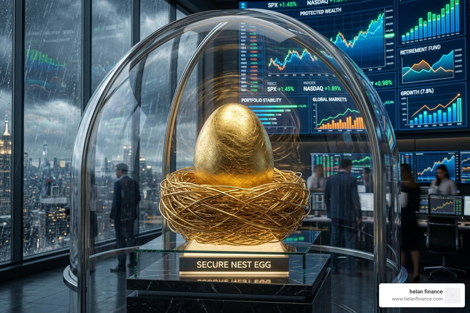 A growing nest egg protected from the elements - savings withdrawal calculator