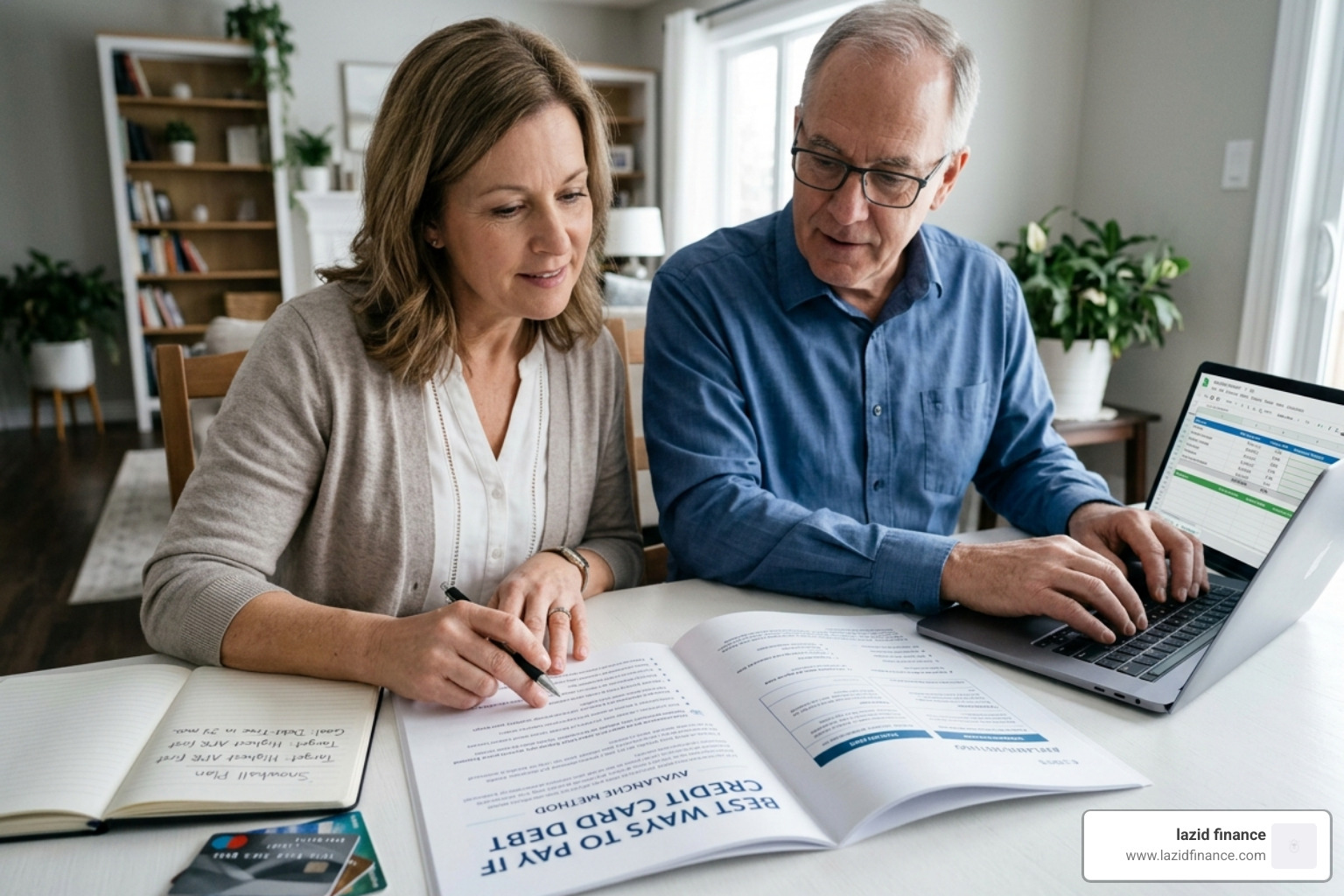 A person holding a 0% APR credit card offer letter - best way to pay off credit card debt