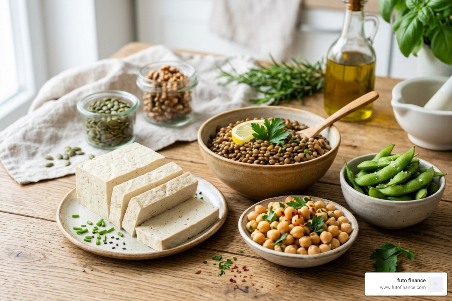 plant-based protein sources like tofu and lentils for weight loss - healthy vegan lunch recipes for weight loss