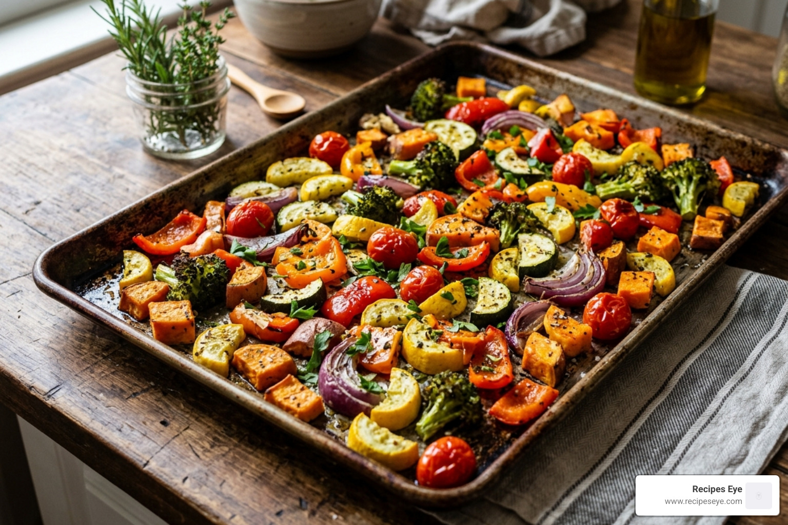 Legumes coloridos assados de forma prática - fim de semana receitas saudáveis