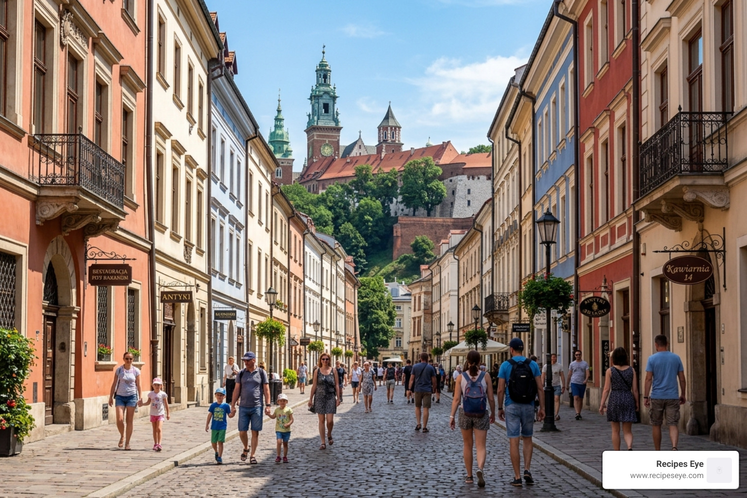 historic center of Krakow Poland architecture - destinos baratos europa