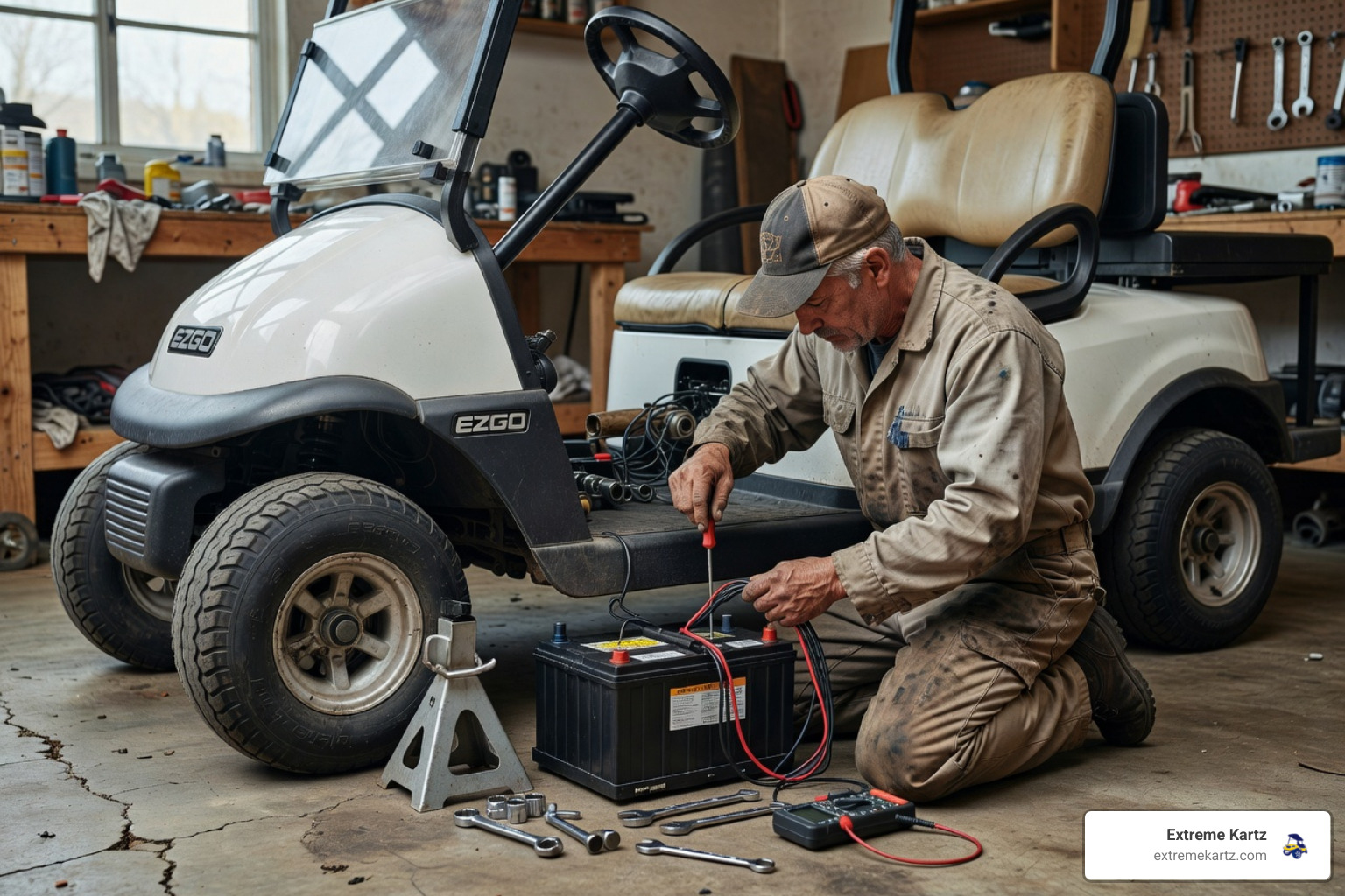 Lithium battery conversion in a TXT chassis - EZGO speed upgrade
