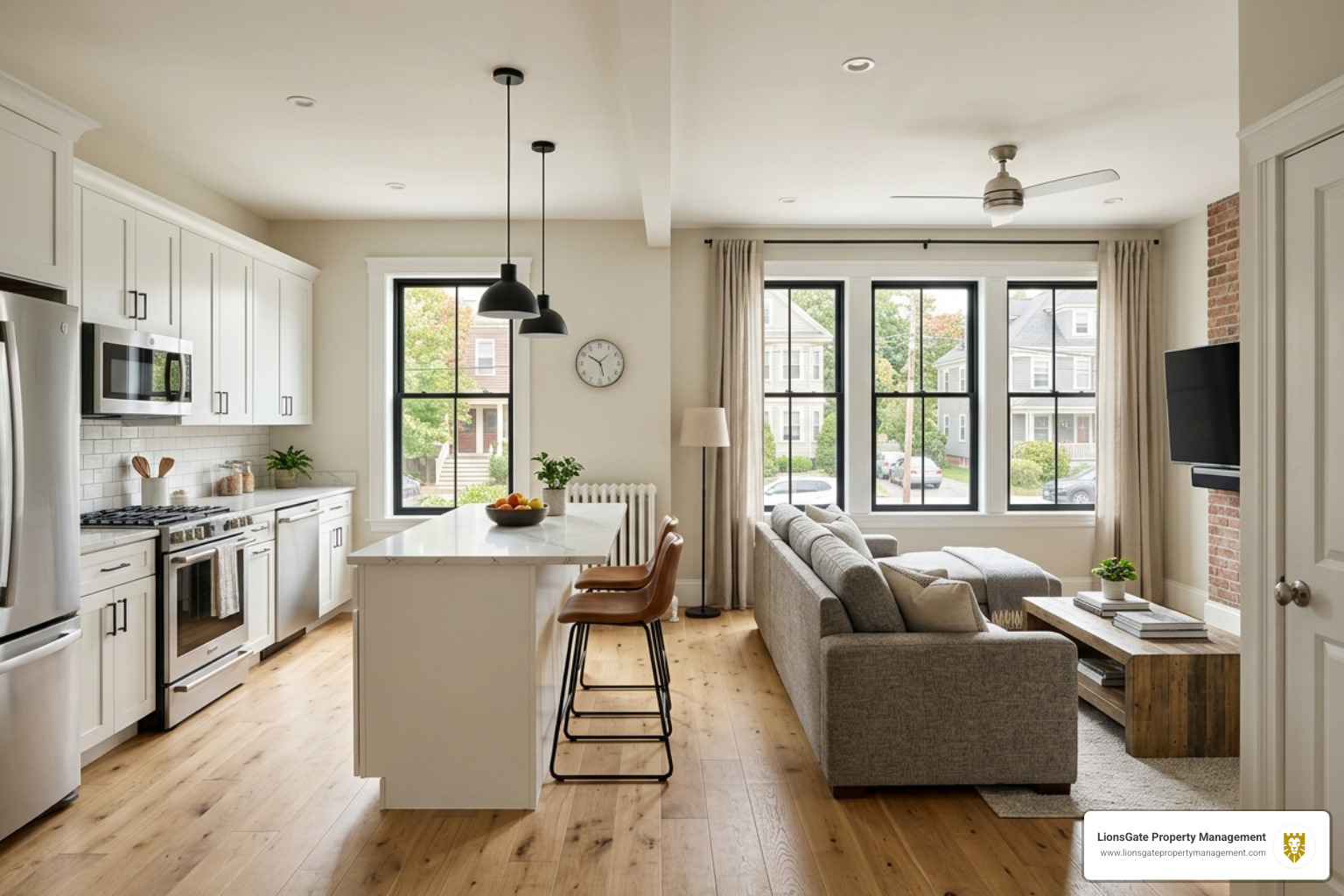 Renovated multi-family interior in Providence - providence triplex rental management Renovated multi-family interior in Providence - providence triplex rental management