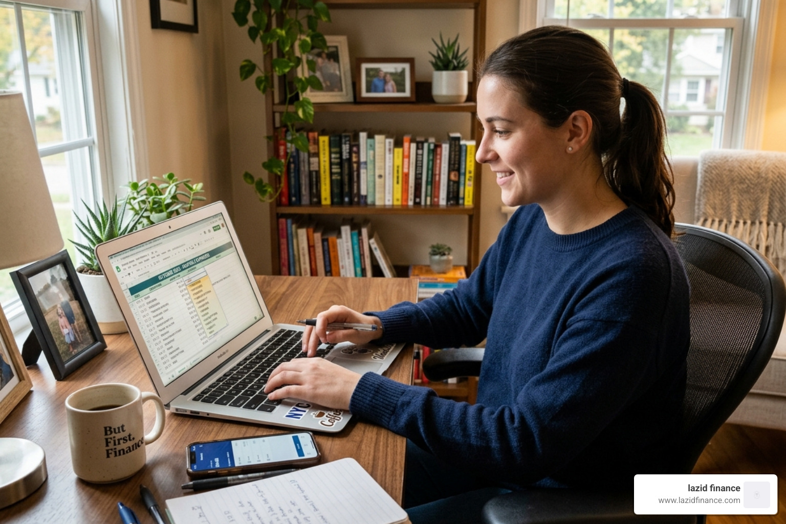 young adult using a digital spreadsheet to categorize monthly expenses - budgeting advice for young adults