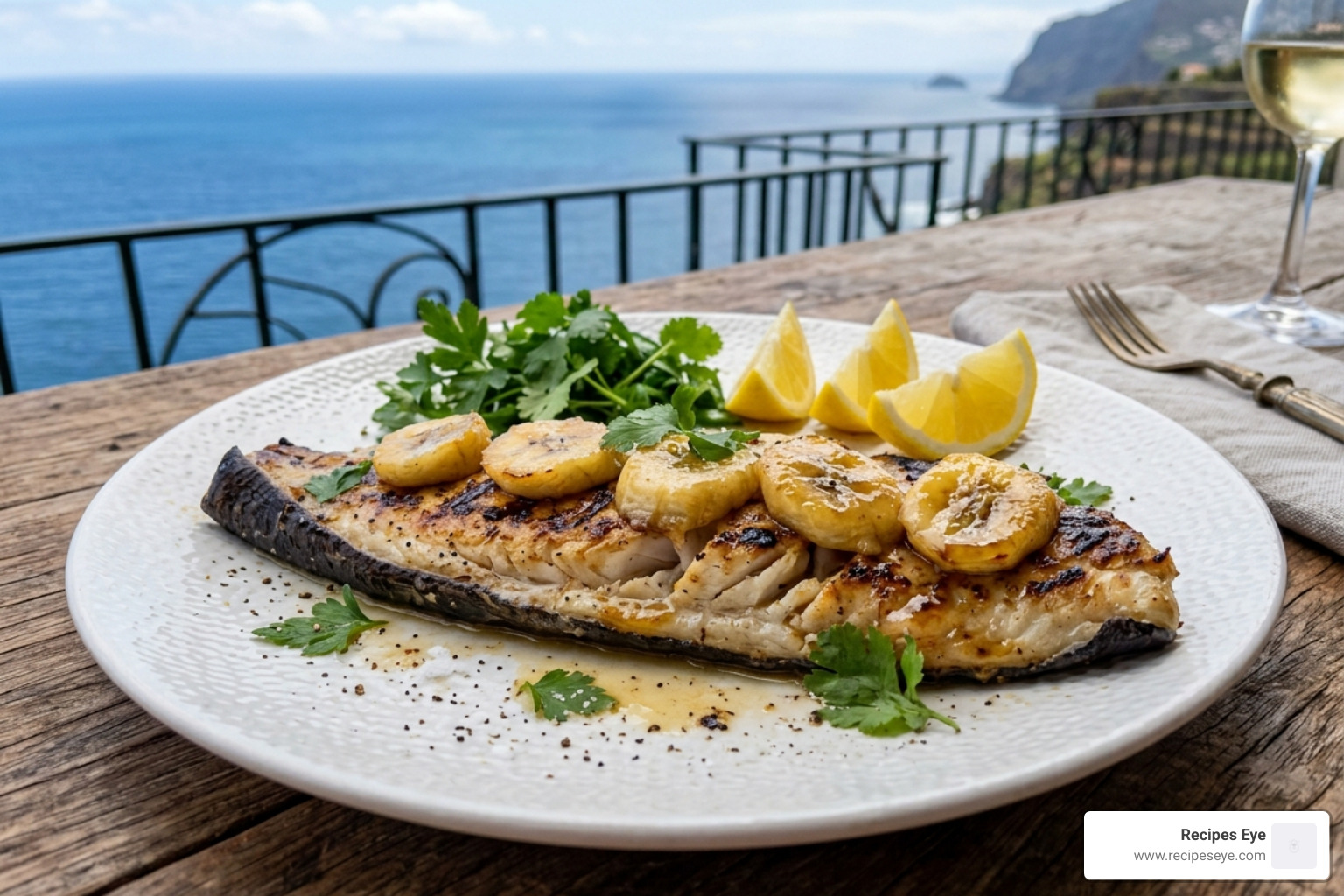Filete de Espada com Banana - comida típica madeira