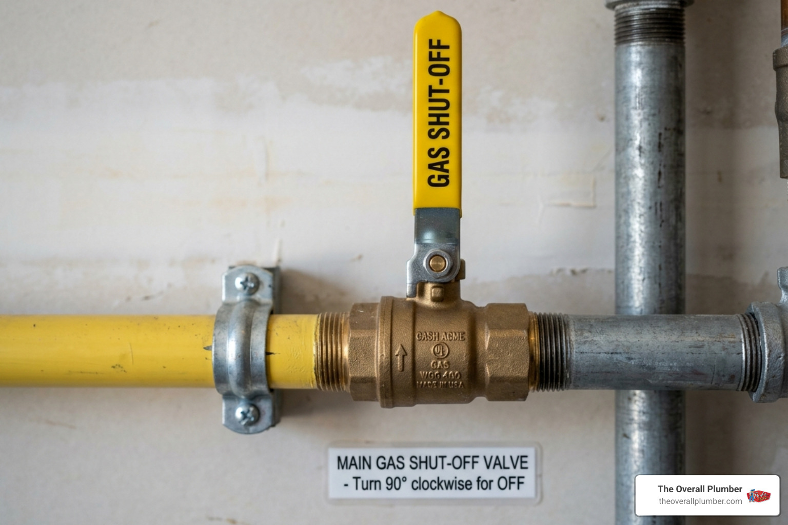 gas shut-off valve in the off position - gas line repair gas shut-off valve in the off position - gas line repair