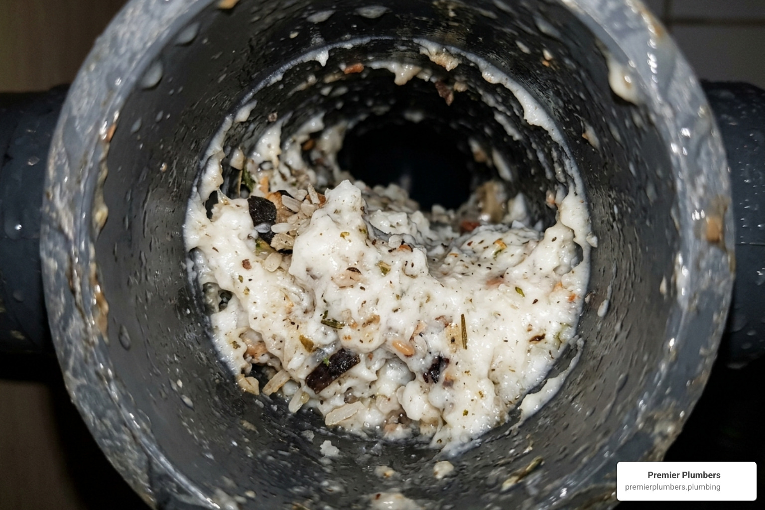 solidified grease and food particles in a drain pipe - kitchen sink drain unclog solidified grease and food particles in a drain pipe - kitchen sink drain unclog