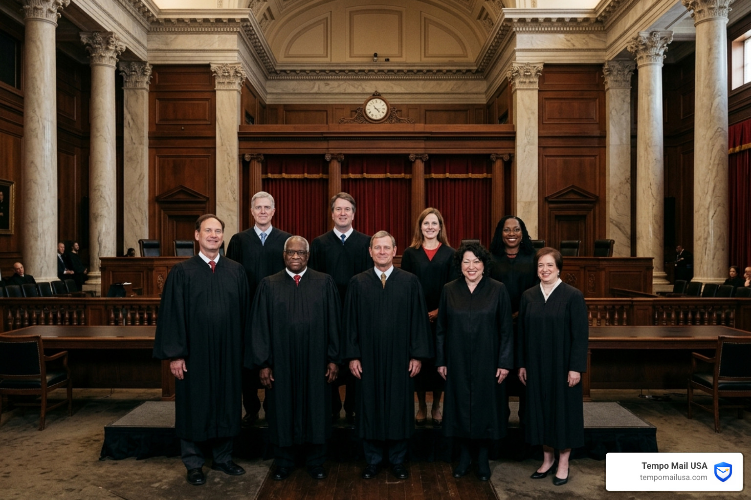 Current Supreme Court justices in their robes - how many justices are on the supreme court Current Supreme Court justices in their robes - how many justices are on the supreme court