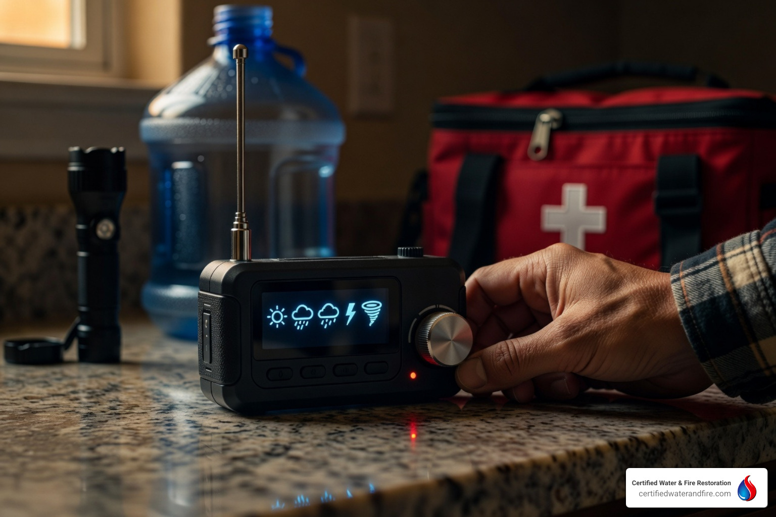 NOAA Weather Radio - how to prepare for flooding