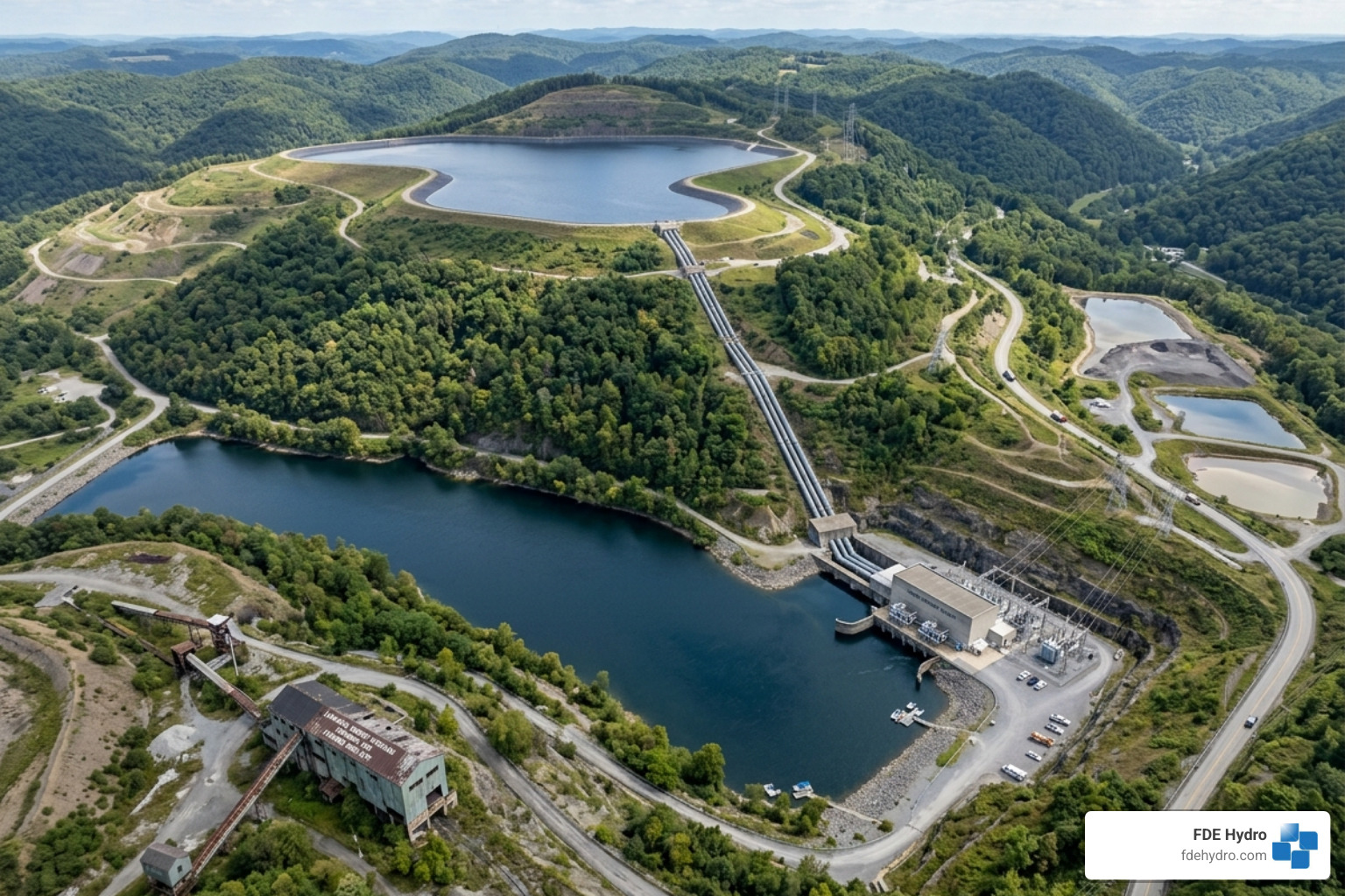 Former coal mine site envisioned as a pumped storage reservoir - affordable pumped storage builds Former coal mine site envisioned as a pumped storage reservoir - affordable pumped storage builds