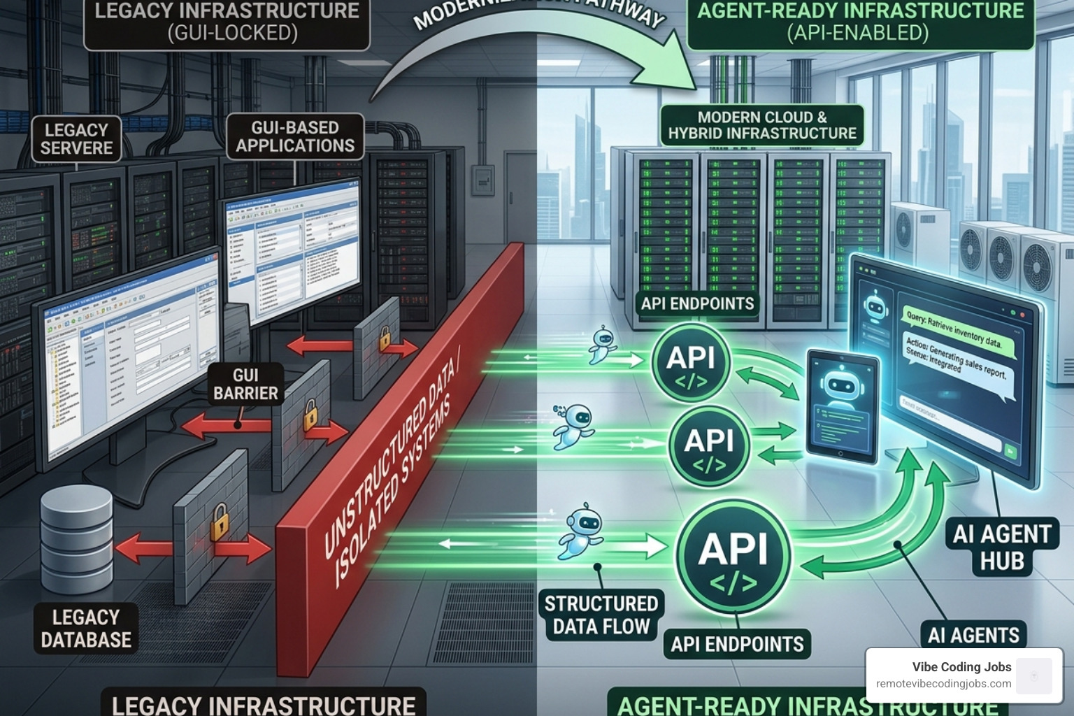 Visualizing agent-ready infrastructure where internal systems are API-accessible - ai assisted dev positions Visualizing agent-ready infrastructure where internal systems are API-accessible - ai assisted dev positions