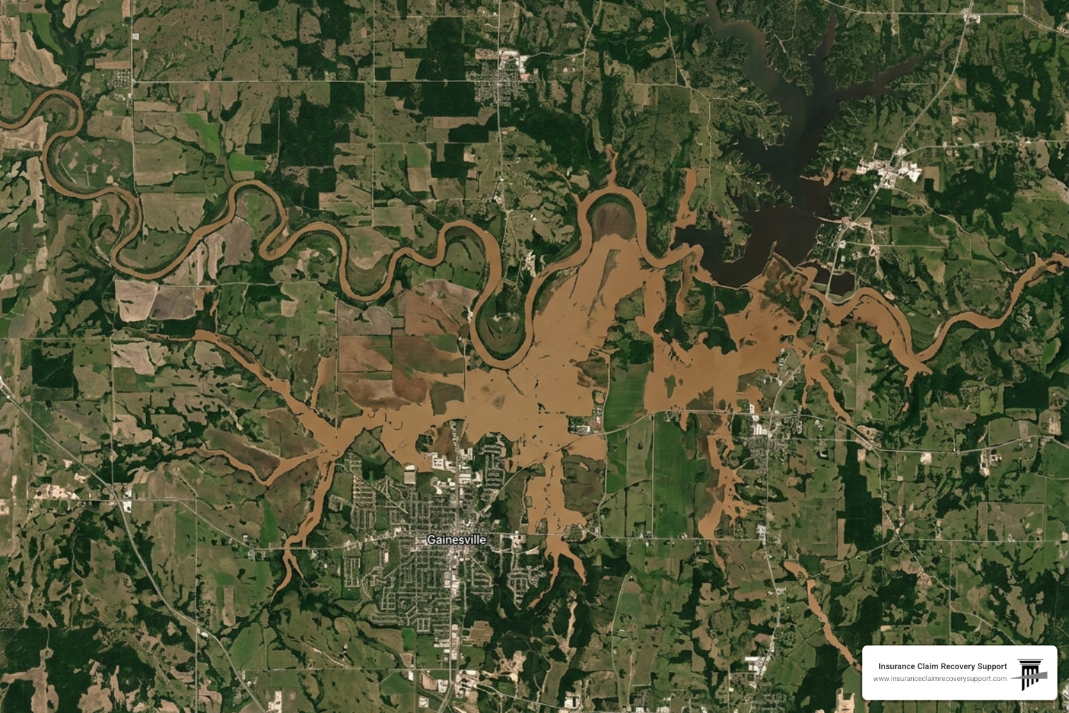 NASA MODIS satellite imagery showing sediment-laden floodwaters along the Red River on May 4 2025 - red river flooding 2025