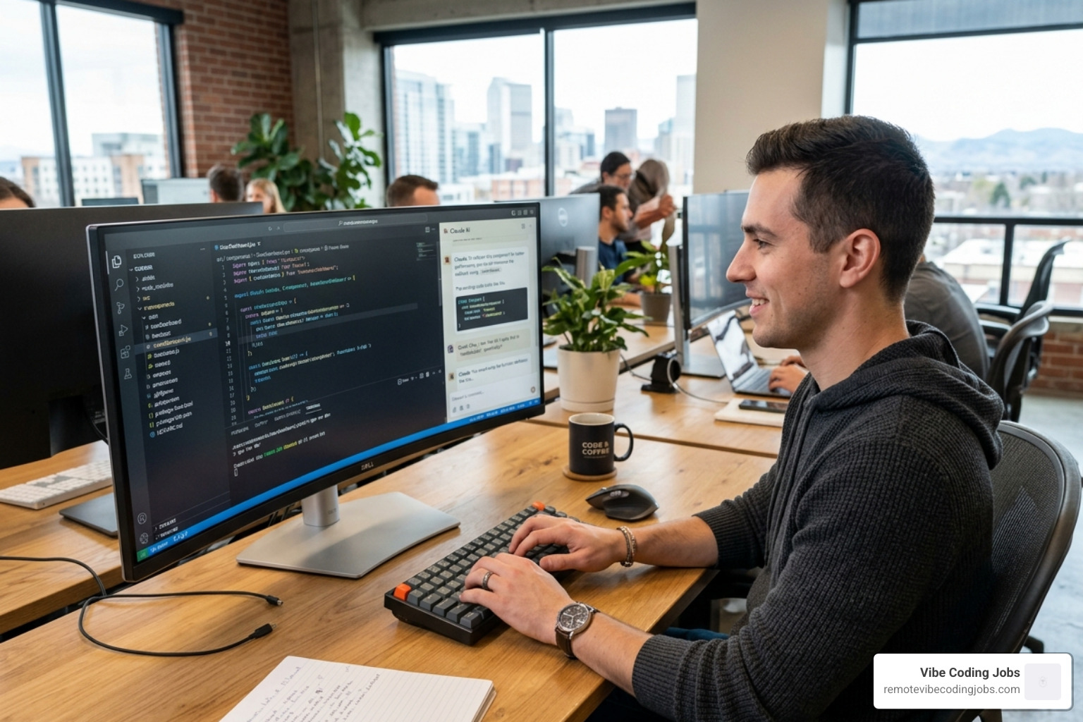 Developer using Cursor and Claude to build a web application - what is vibe programming