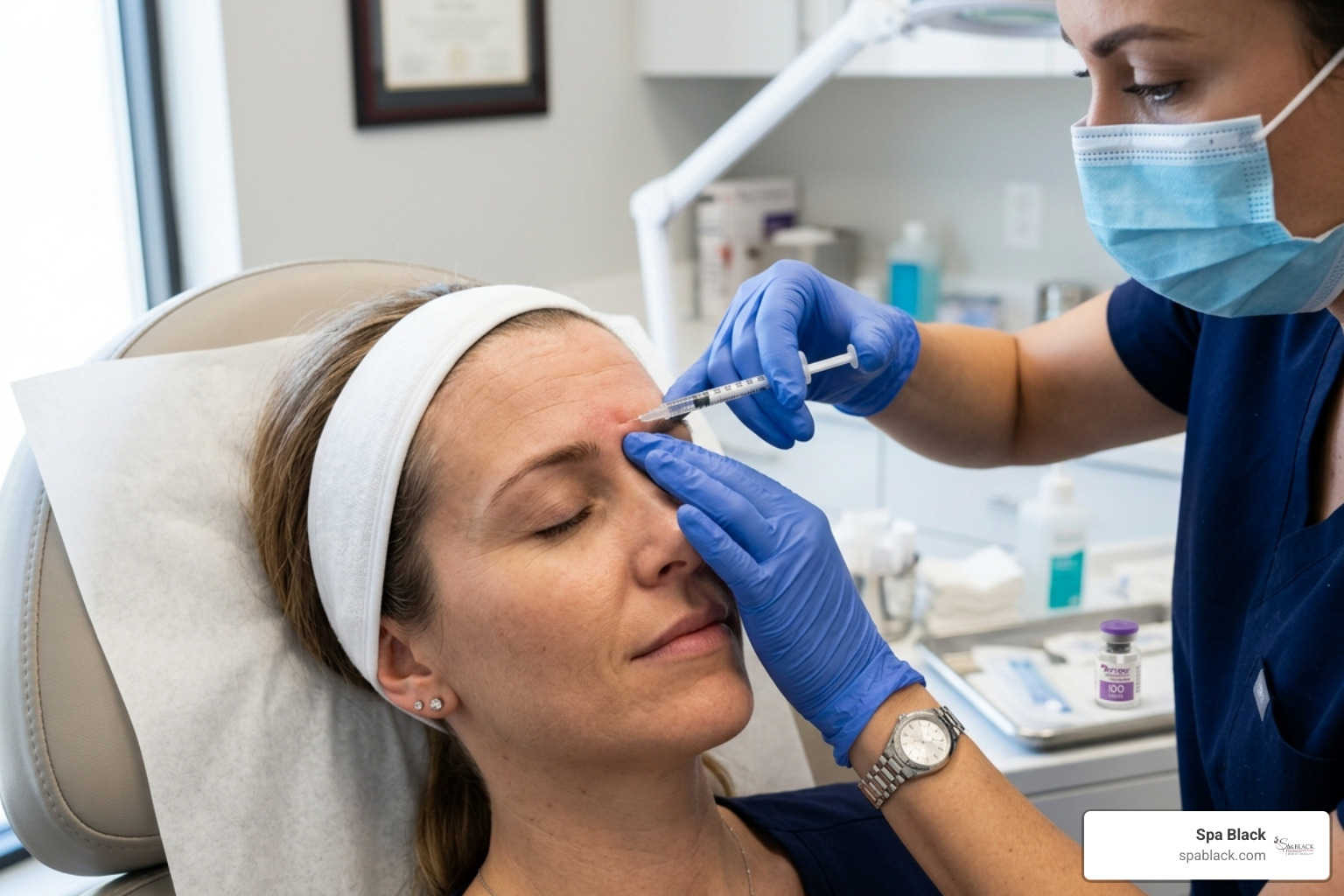 Patient Receiving Botox Injection - best botox san antonio