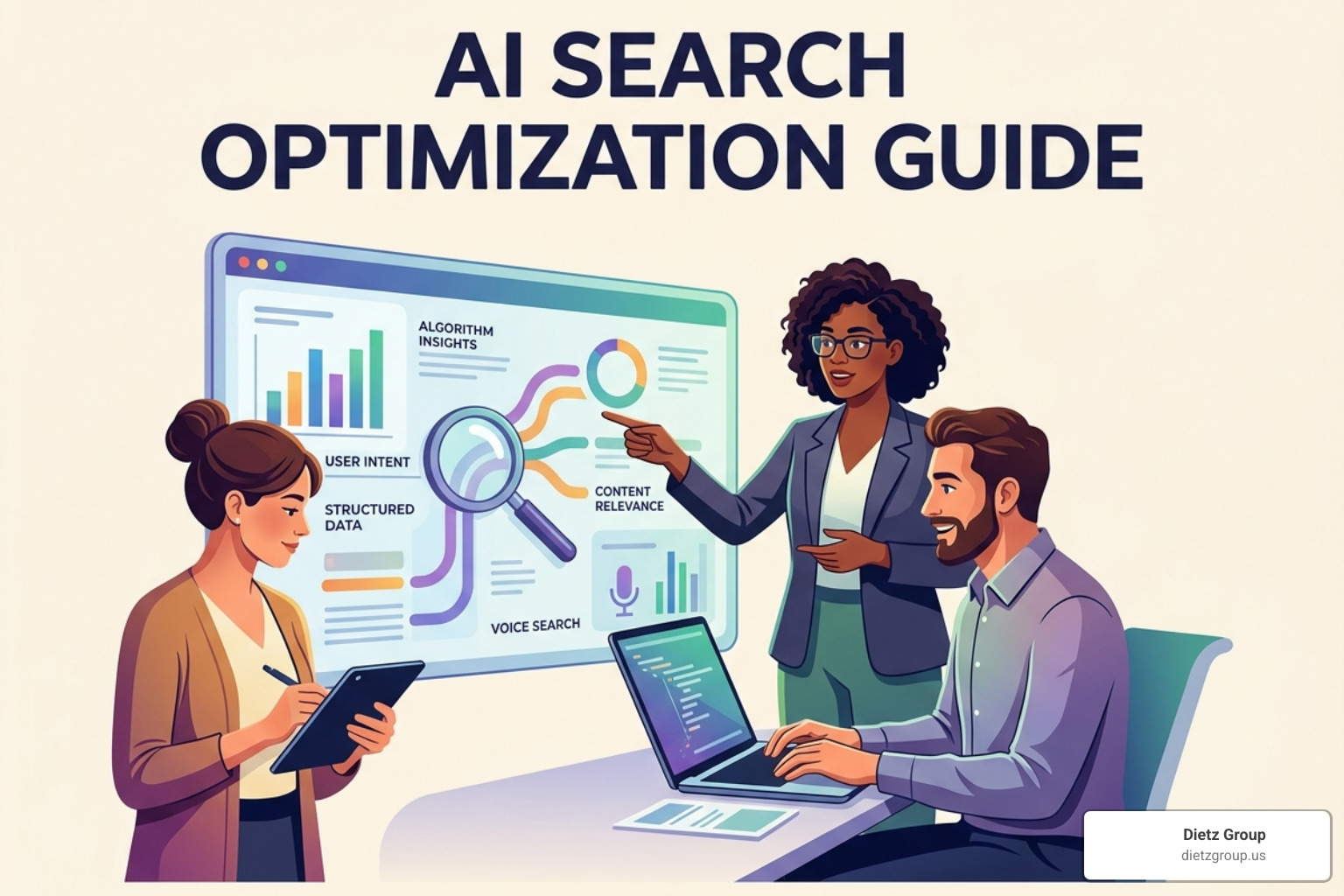 Large Language Model extracting data from a structured website to generate a search answer - ai search optimization guide Large Language Model extracting data from a structured website to generate a search answer - ai search optimization guide