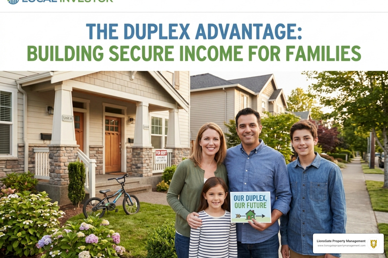 A landlord smiling while looking at a notification of a direct deposit on their smartphone - guaranteed income duplex owners