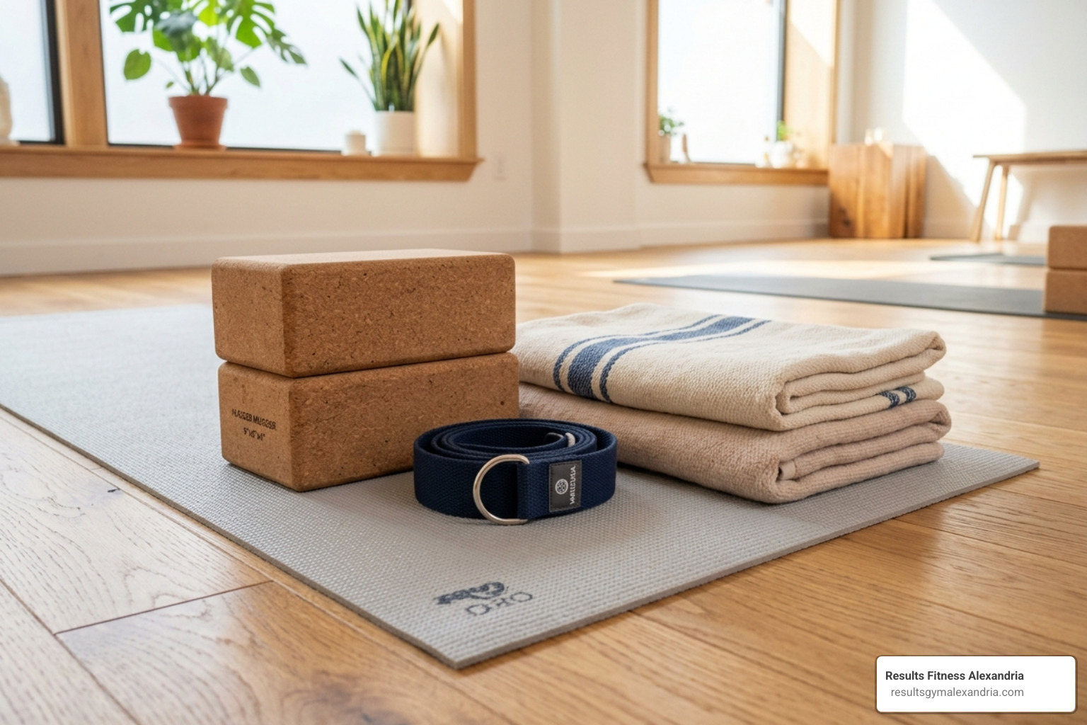 Yoga blocks, straps, and blankets used for beginner alignment - iyengar yoga for beginners Yoga blocks, straps, and blankets used for beginner alignment - iyengar yoga for beginners