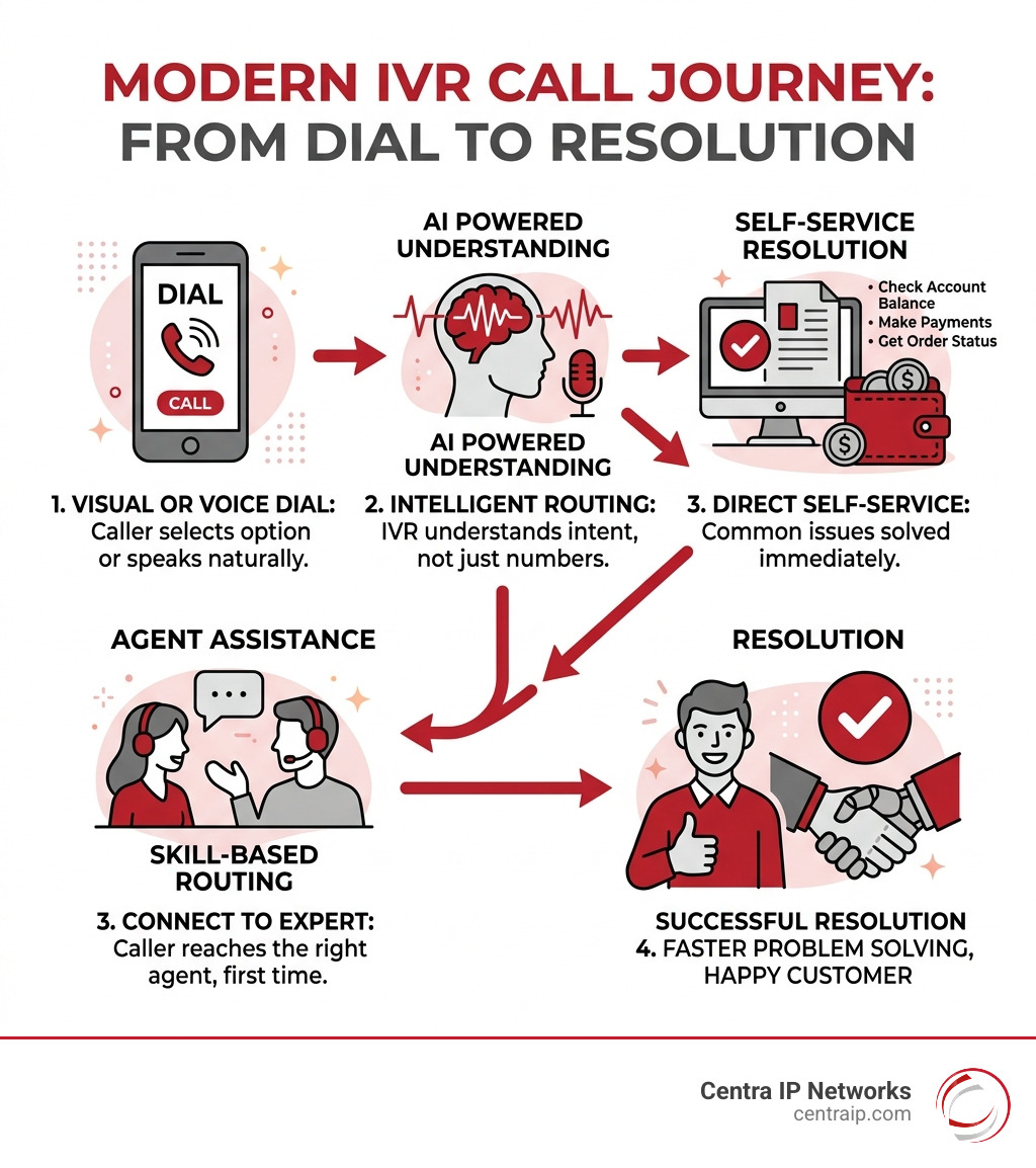 IVR call journey from dial to resolution infographic - best ivr service infographic IVR call journey from dial to resolution infographic - best ivr service infographic