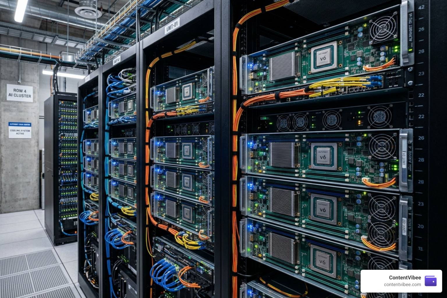 proprietary TPU v6 hardware and AI server racks - alphabet ai infrastructure investment