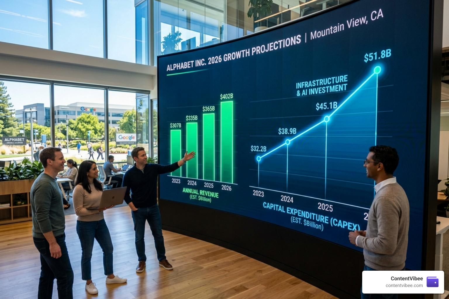 alphabet financial growth charts for 2026 - alphabet ai infrastructure investment