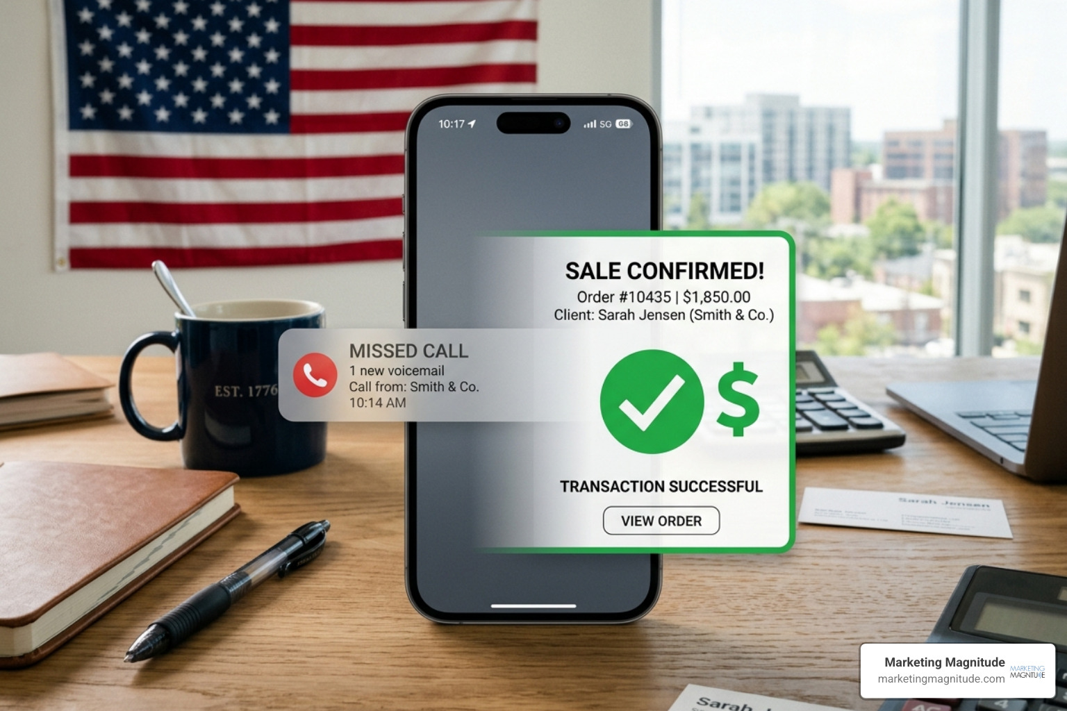 A missed call notification on a smartphone turning into a confirmed sale - “Why Call Tracking Alone Can Double Your A missed call notification on a smartphone turning into a confirmed sale - “Why Call Tracking Alone Can Double Your