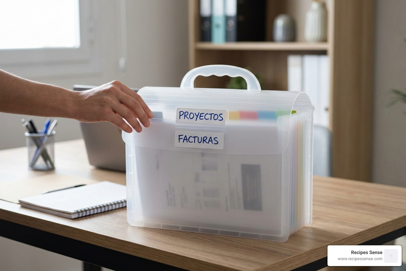 variedade de pastas plásticas coloridas e transparentes sobre uma mesa - organizador pasta documentos plástico