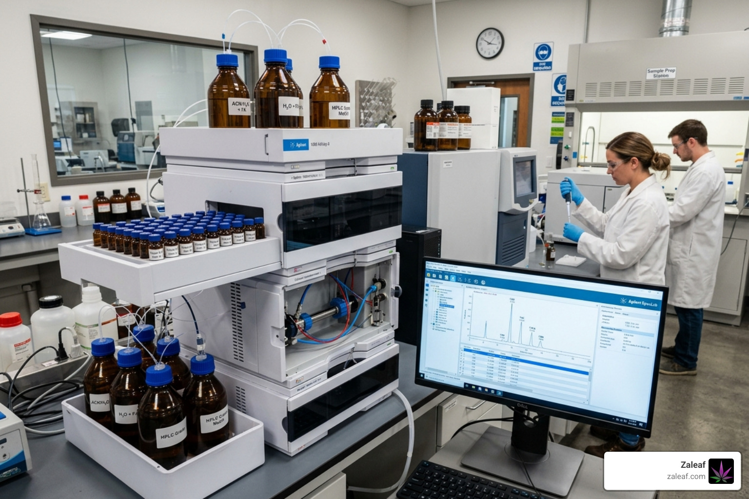 HPLC machine used for testing cannabis purity and potency - lab tested THCa HPLC machine used for testing cannabis purity and potency - lab tested THCa