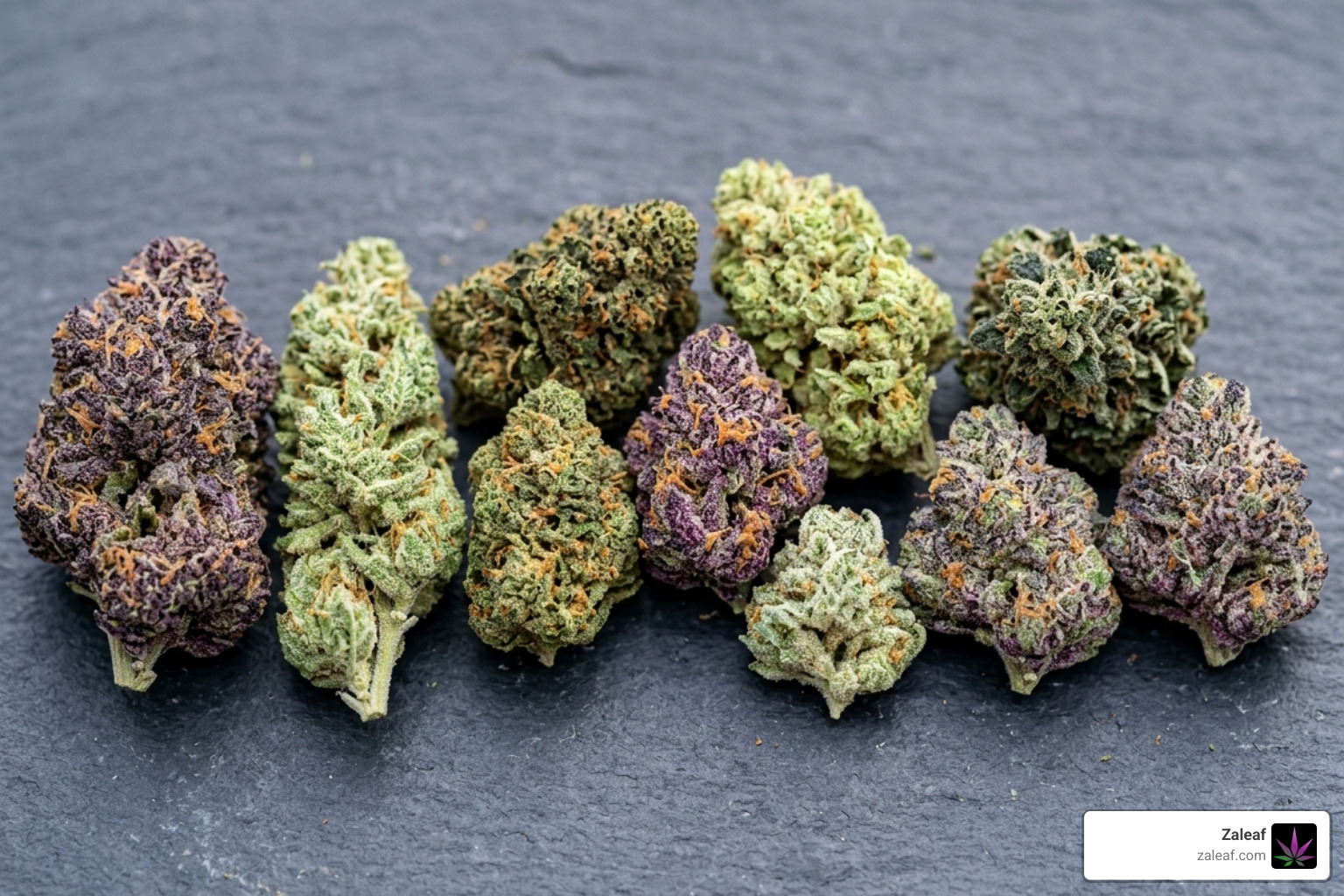 Diverse selection of indica and sativa THCA flower buds - lab tested THCa Diverse selection of indica and sativa THCA flower buds - lab tested THCa