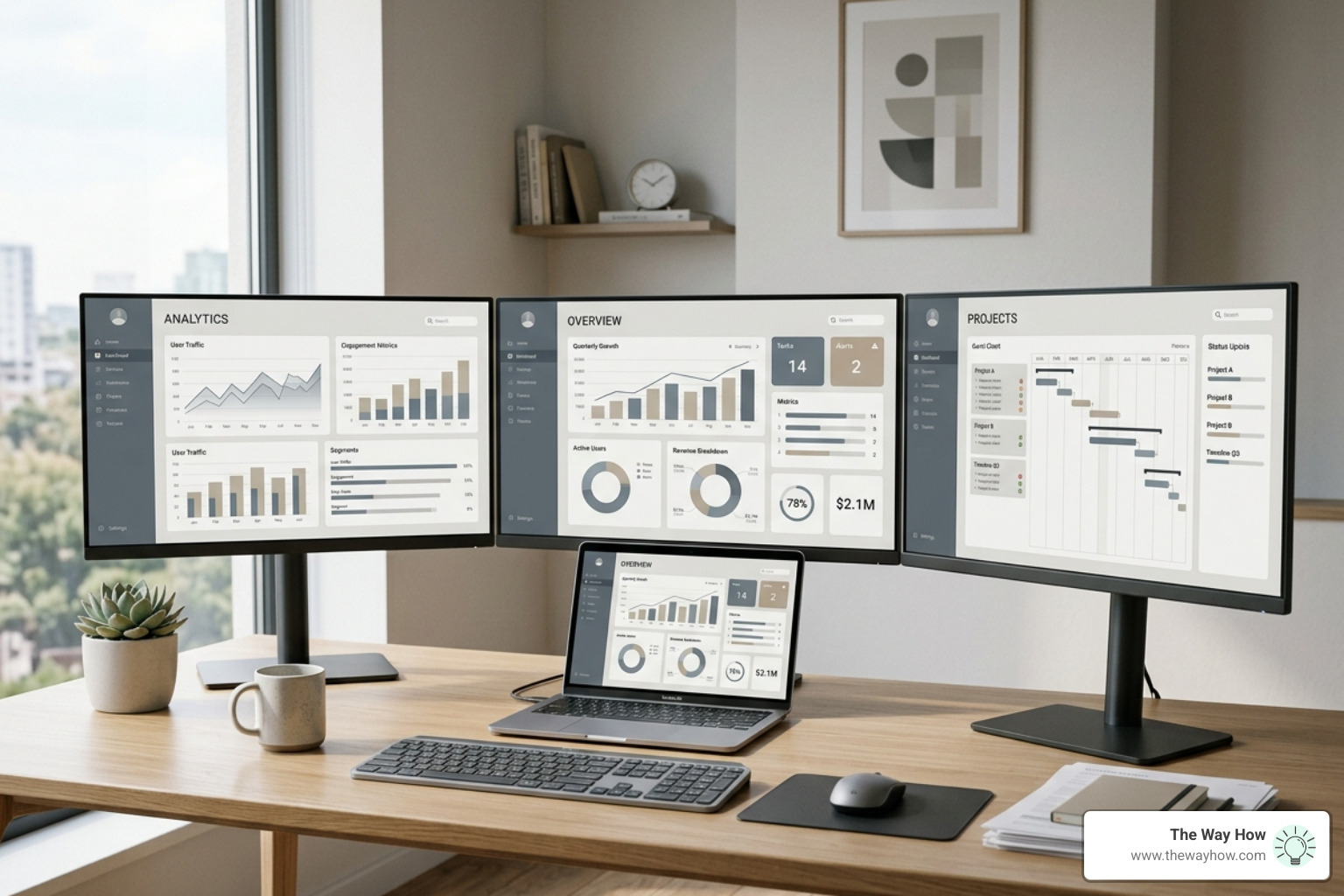 Conceptual visual of a streamlined digital workspace representing mental clarity and structural order - hubspot sales hub