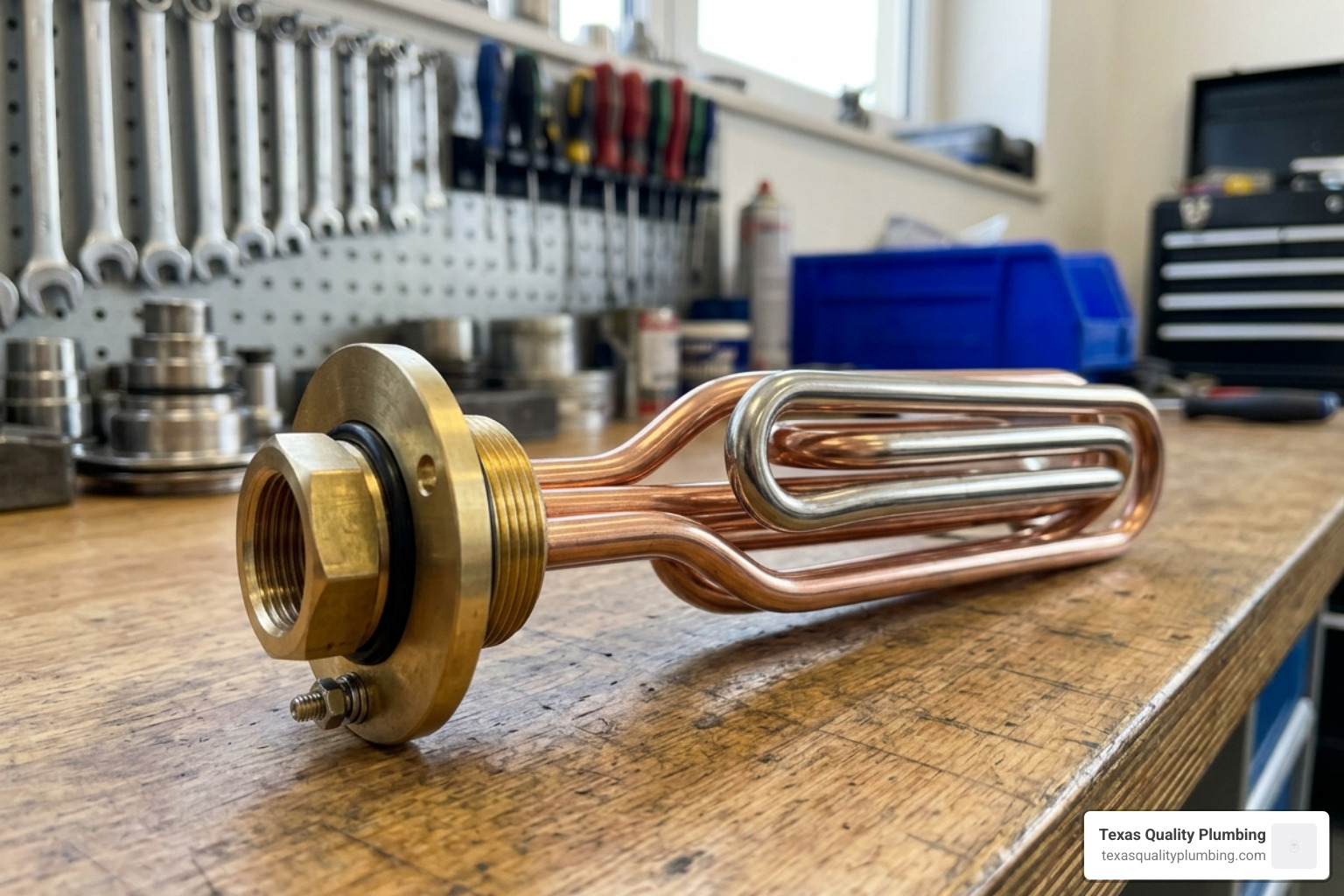A clean water heater heating element free of mineral deposits - how a water softener extends your water heater lifespan A clean water heater heating element free of mineral deposits - how a water softener extends your water heater lifespan
