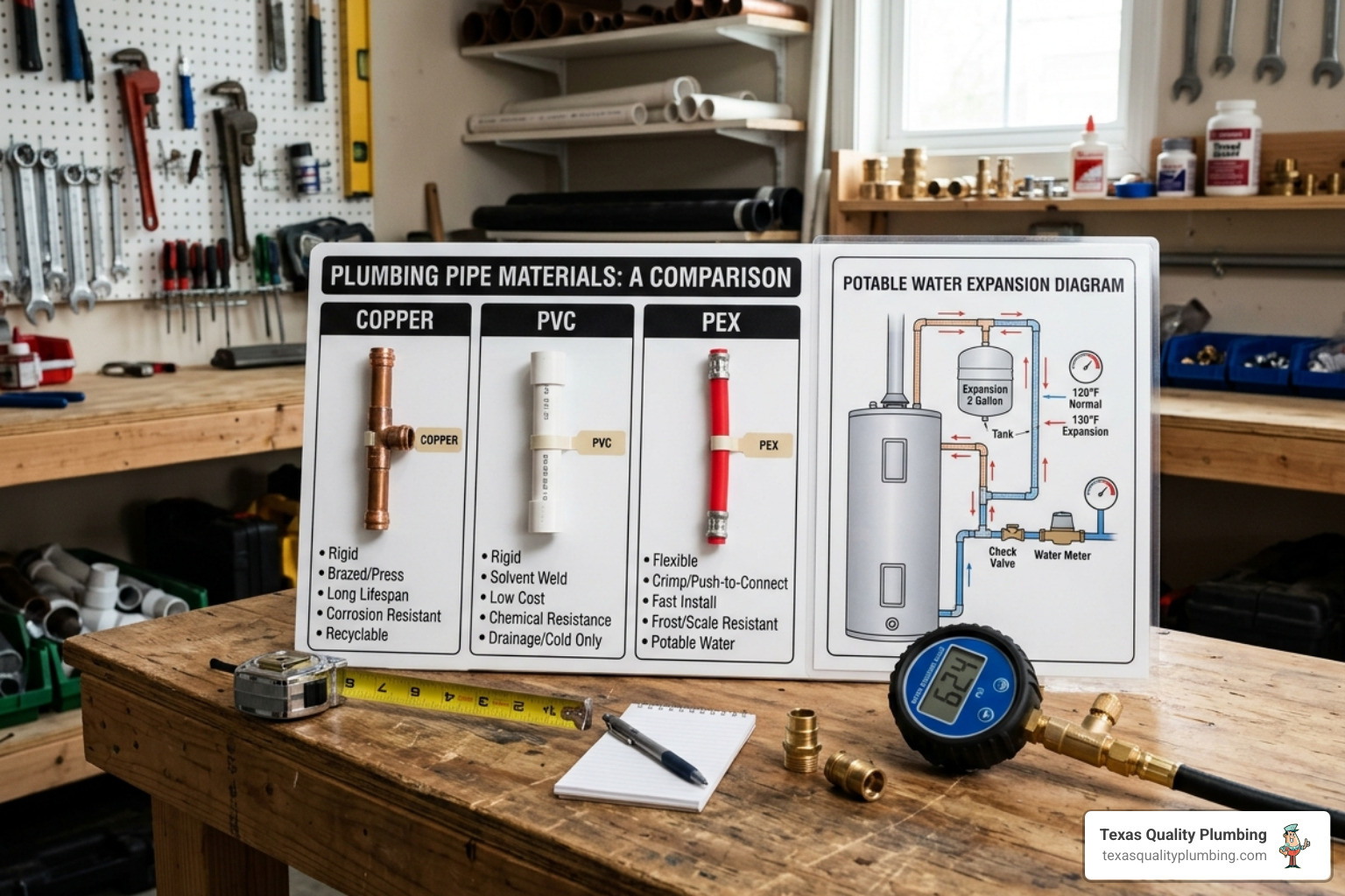 Infographic showing volumetric expansion of water and pipe materials under heat, with pressure and expansion rate data - how Infographic showing volumetric expansion of water and pipe materials under heat, with pressure and expansion rate data - how