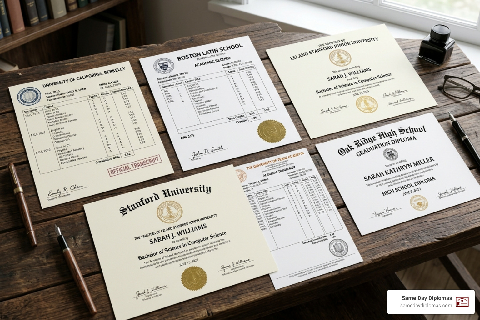 various transcript templates - custom graduation transcript maker