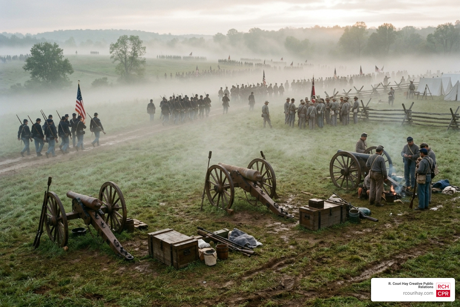 one battle after another historical battlefield at dawn - one battle after another
