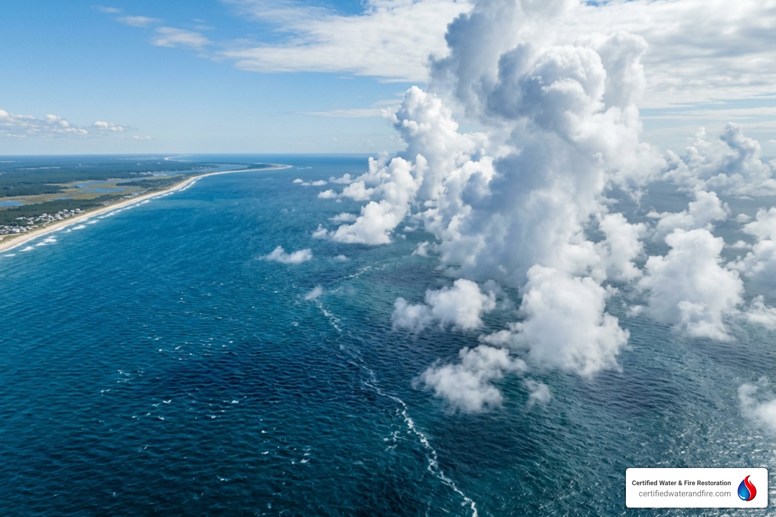 Warm ocean currents and rising moist air over the Atlantic - how do hurricanes form