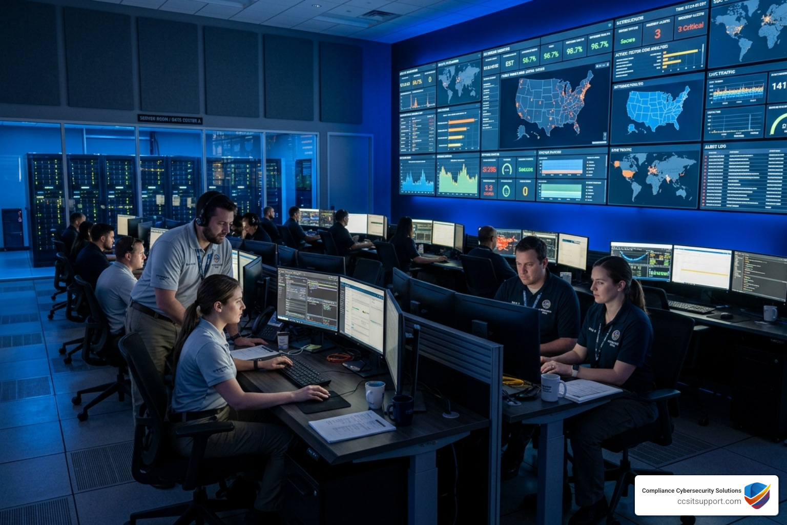 A high-tech network operations center monitoring systems 24/7 - it support boca raton A high-tech network operations center monitoring systems 24/7 - it support boca raton