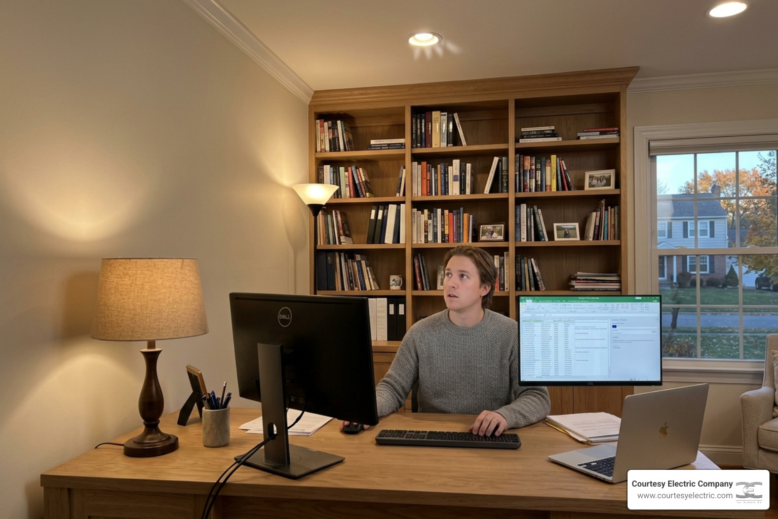 flickering lights in a home office - how to future proof your home electrical system