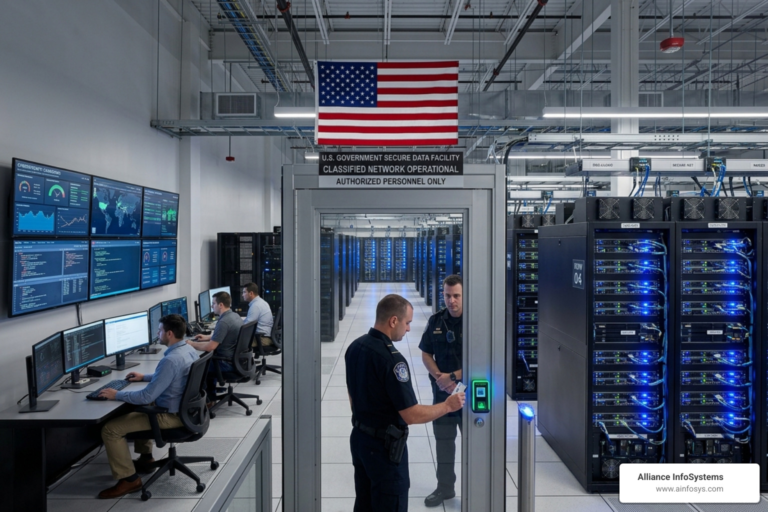 Secure cloud data center for government operations Secure cloud data center for government operations