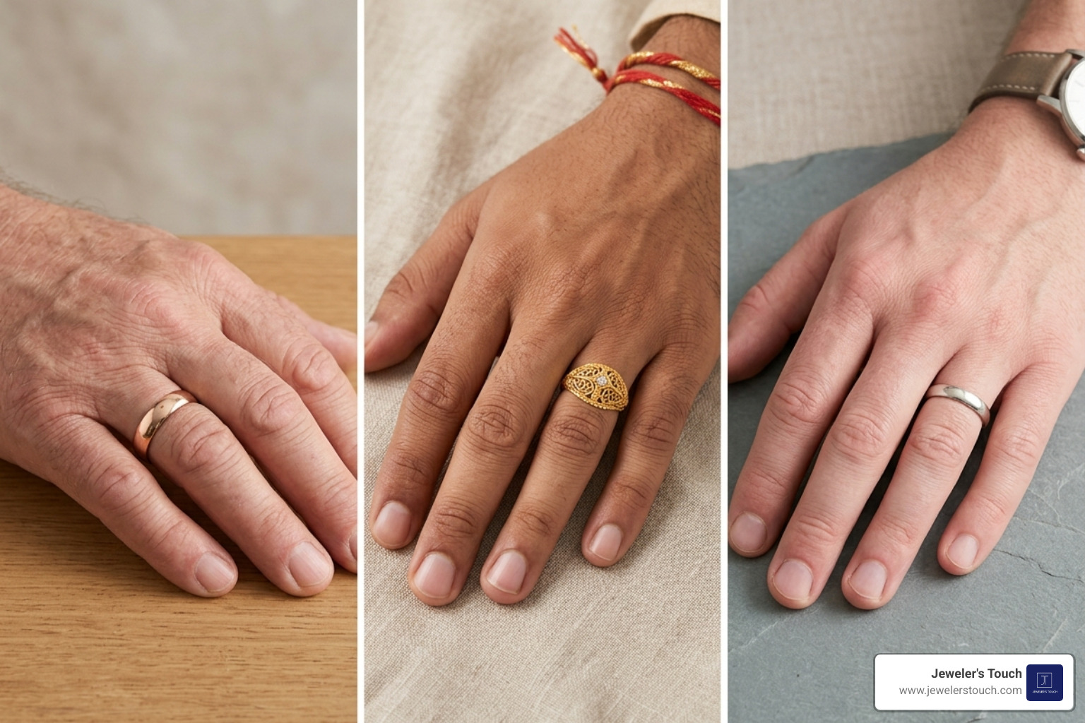 diverse cultural ring styles for men