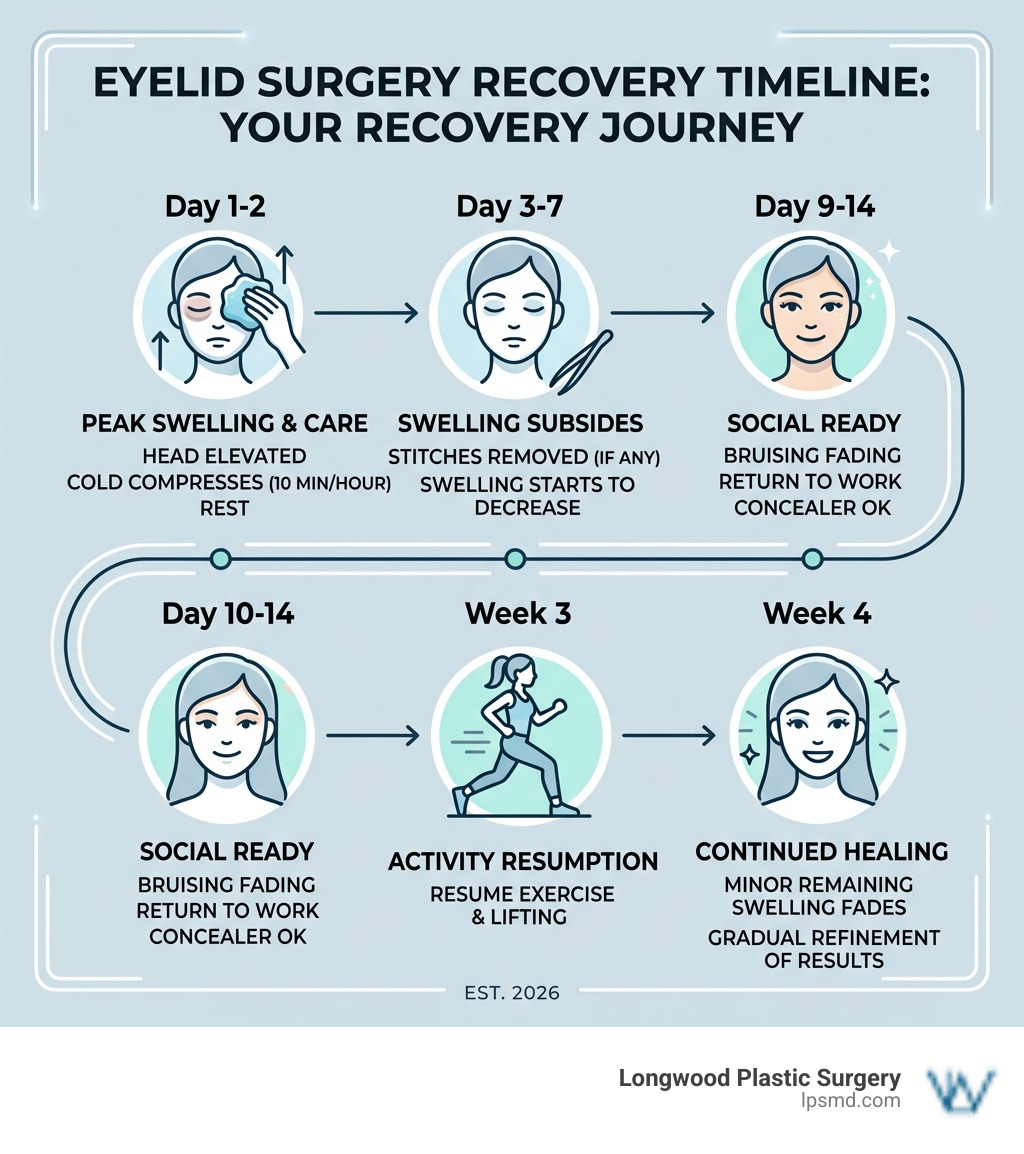 Infographic of recovery timeline showing milestones from day 1 to week 4 infographic Infographic of recovery timeline showing milestones from day 1 to week 4 infographic