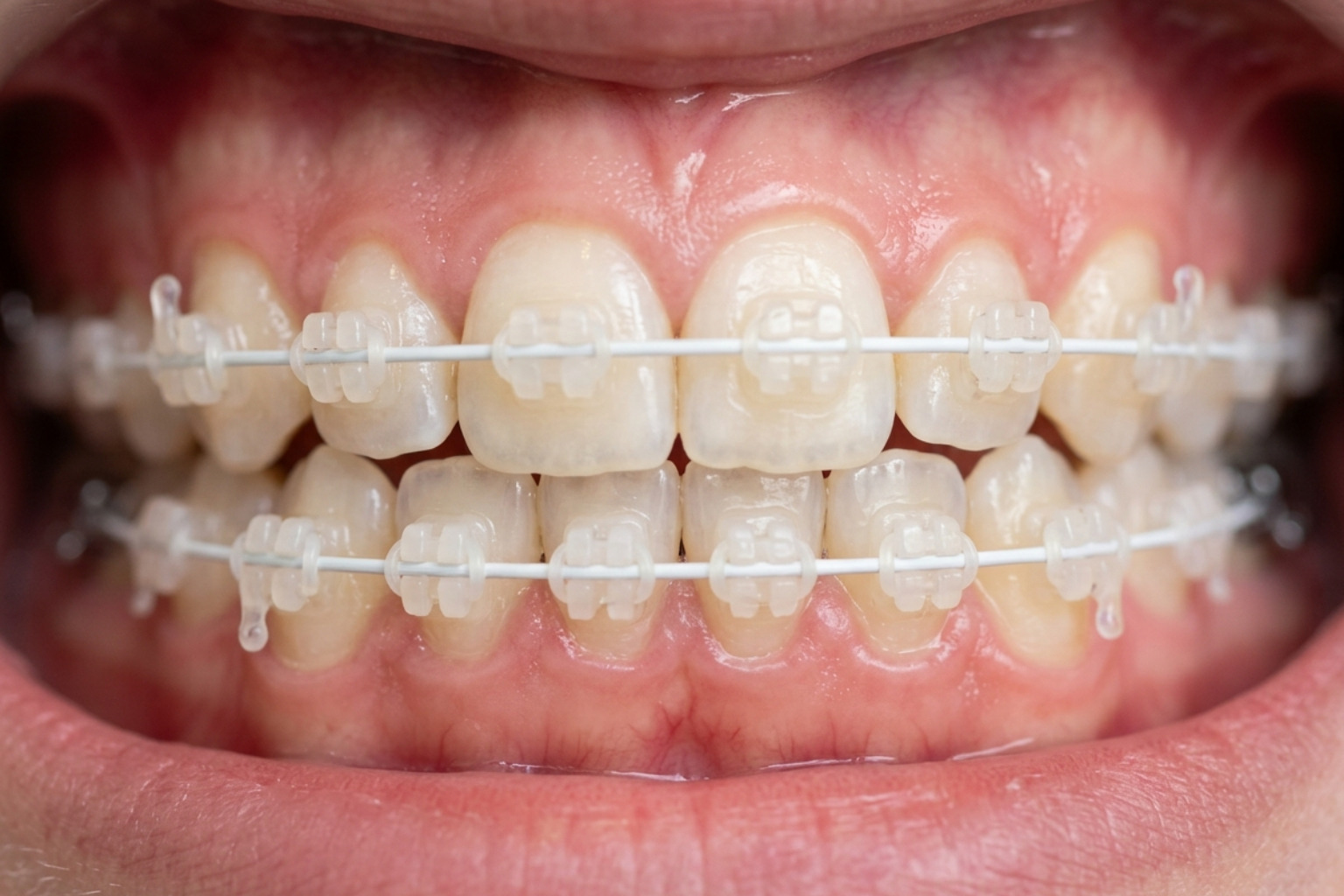 clear ceramic brackets on teeth for children