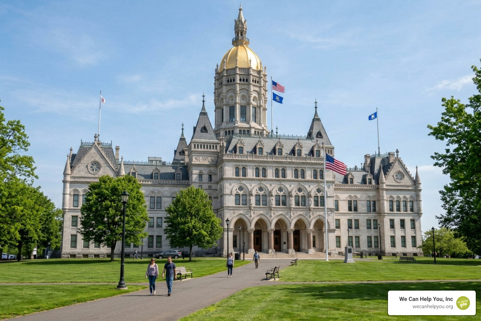 The Connecticut State Capitol building in Hartford The Connecticut State Capitol building in Hartford