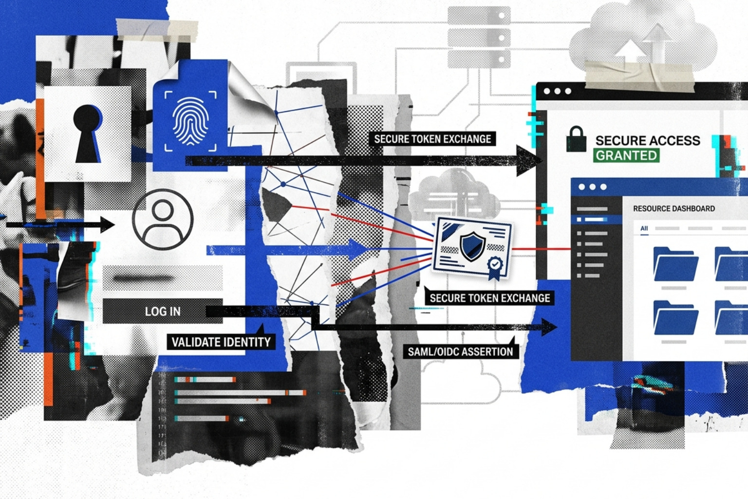Identity Provider versus Service Provider relationship collage