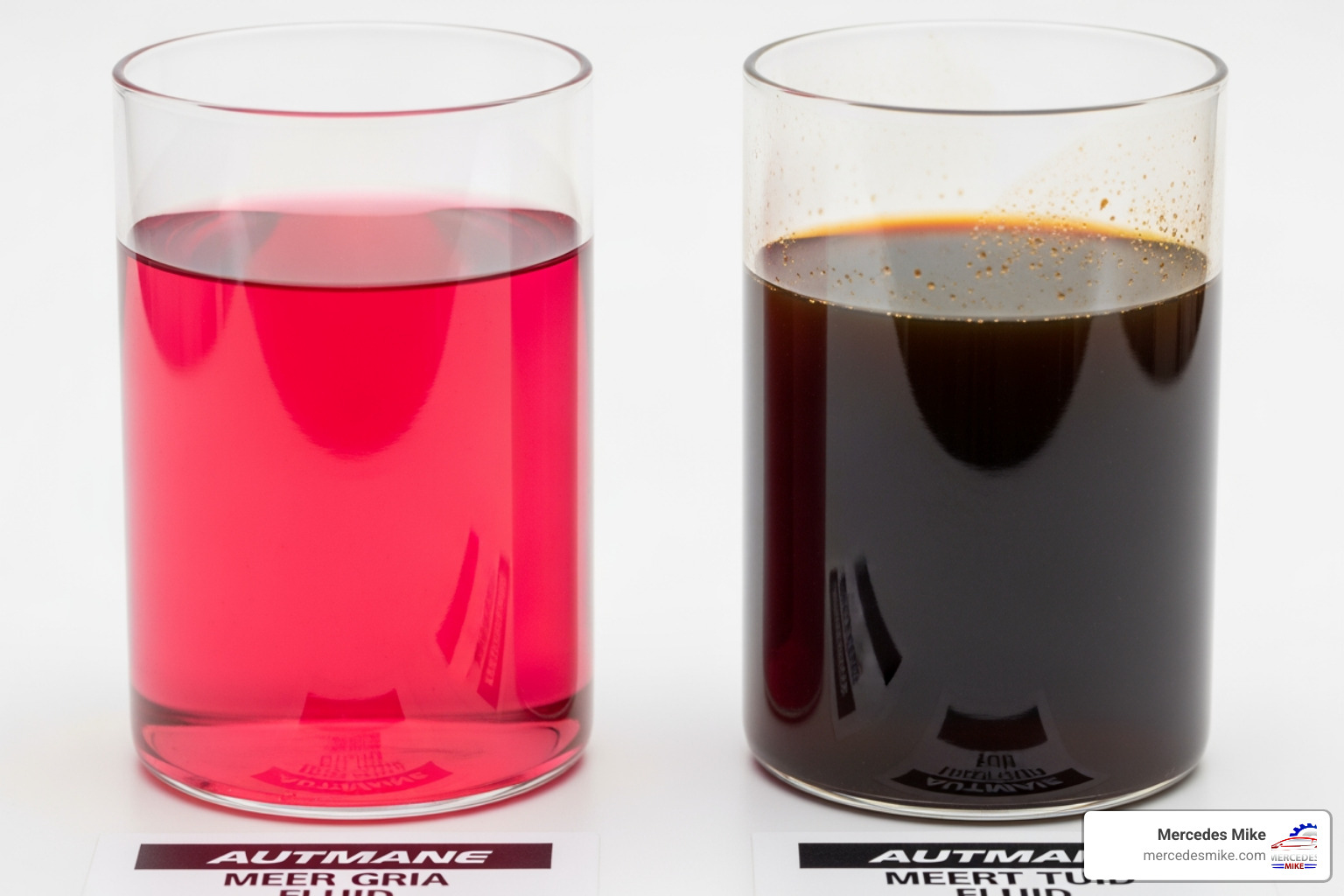 transmission fluid color comparison