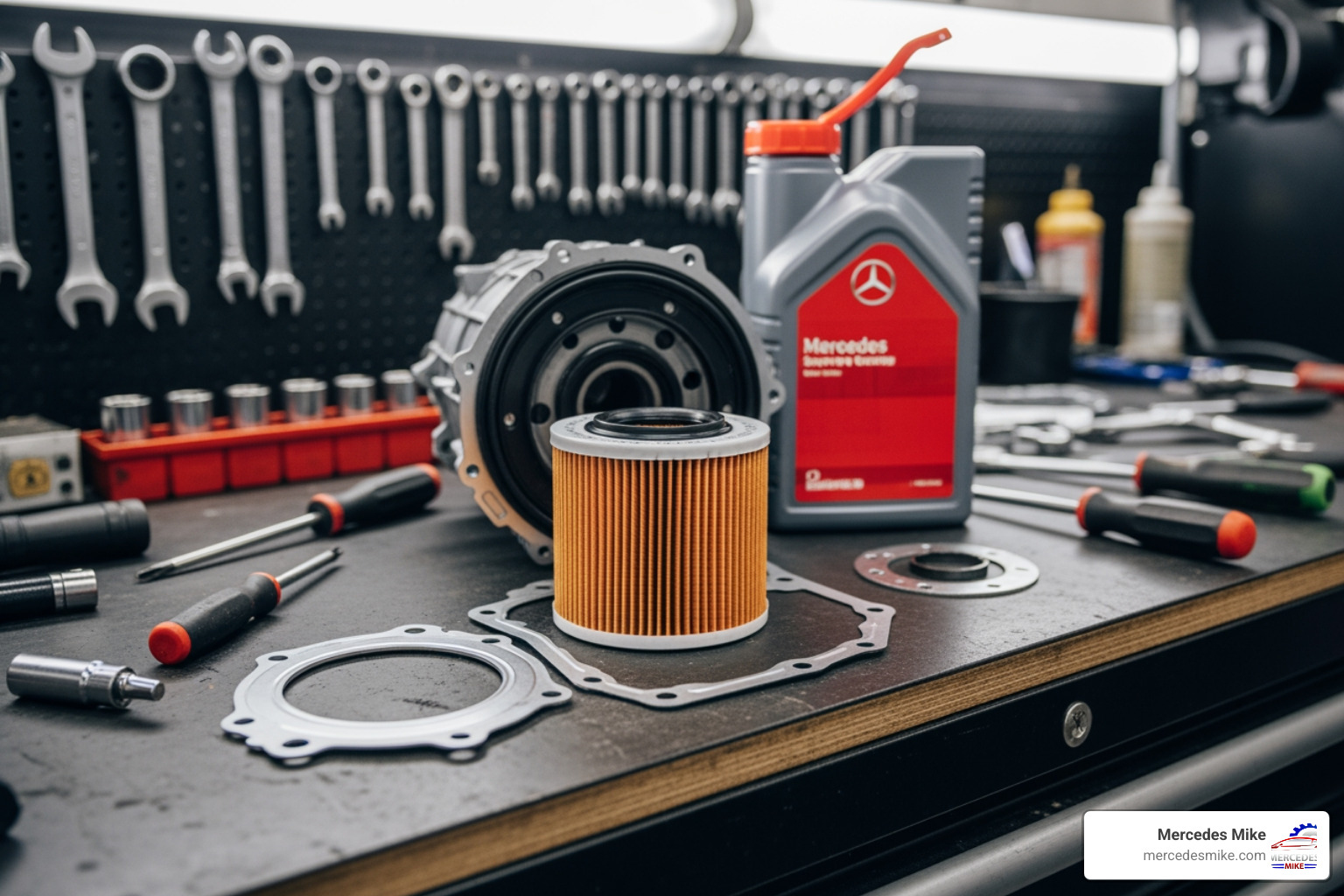 Mercedes transmission service kit filter gasket fluid
