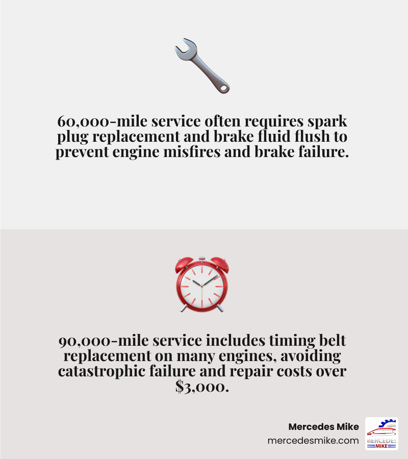30k 60k 90k maintenance comparison checklist infographic infographic 30k 60k 90k maintenance comparison checklist infographic infographic