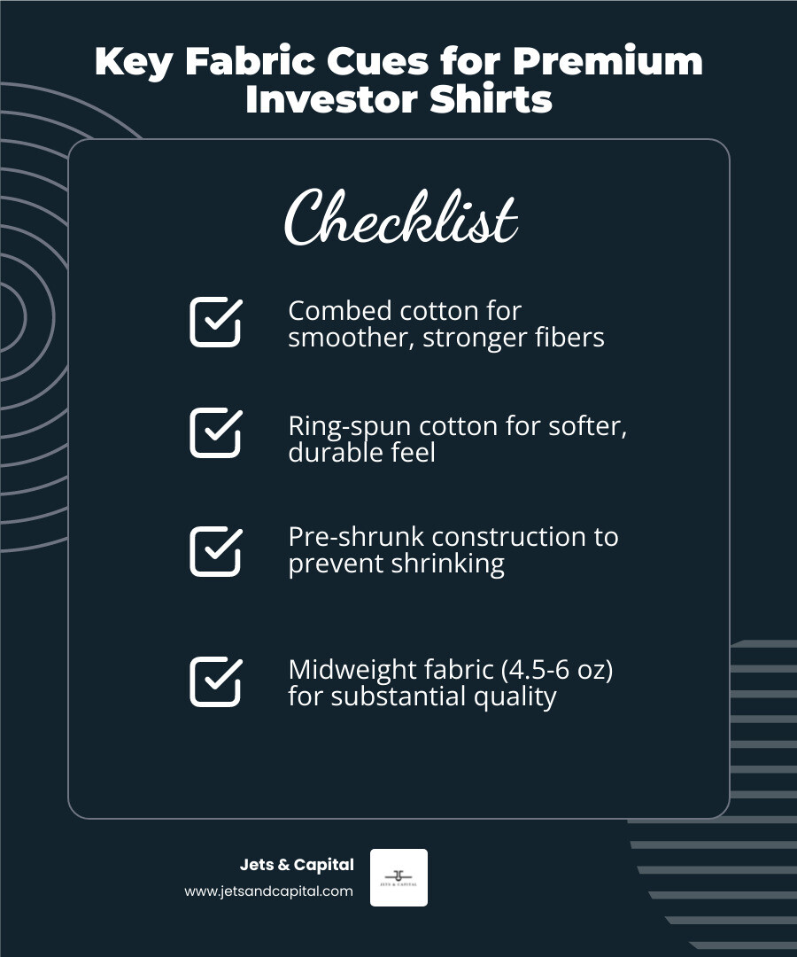 screen print vs embroidery comparison for investor shirts infographic