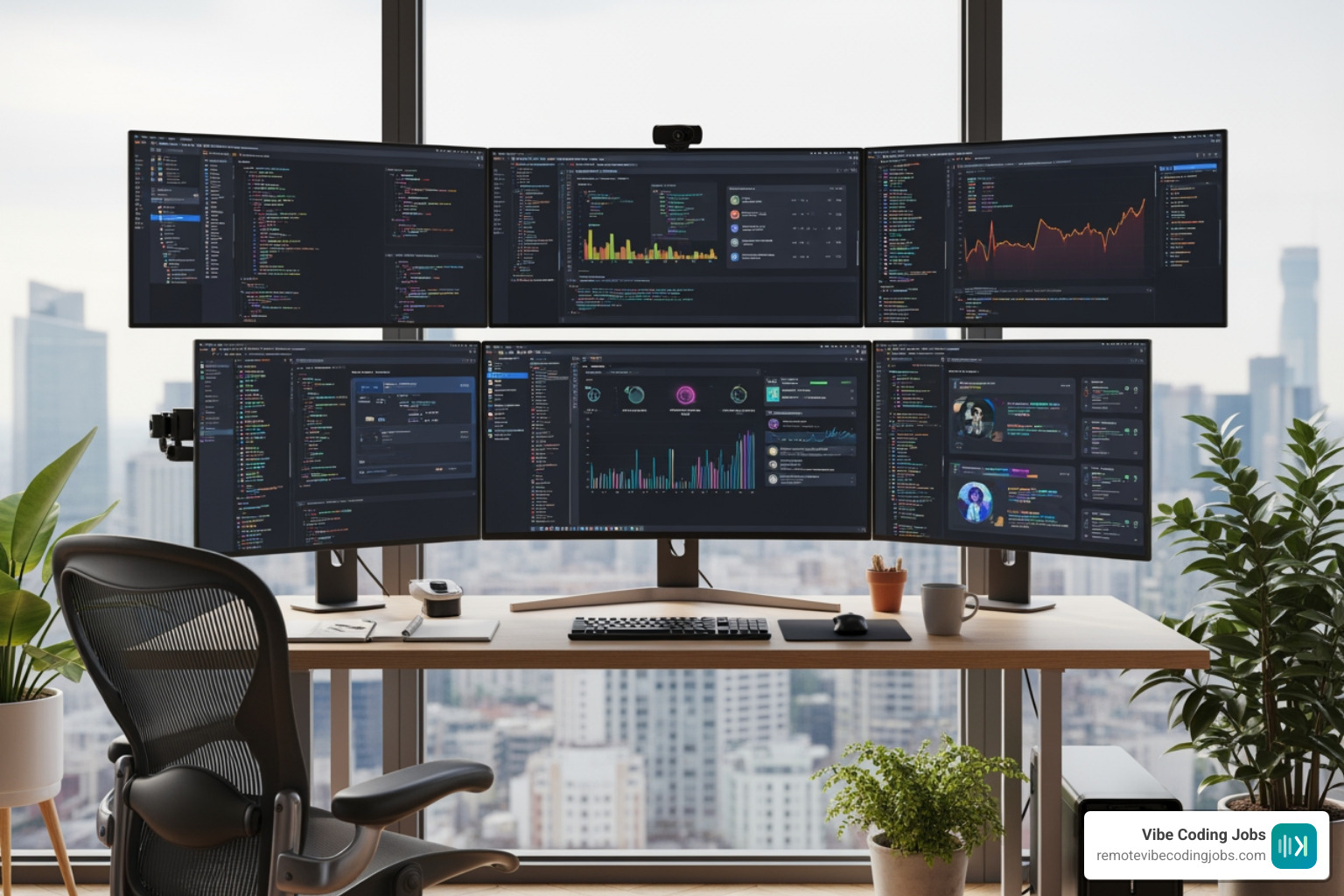 remote AI engineer workspace with multiple coding agents and dashboards
