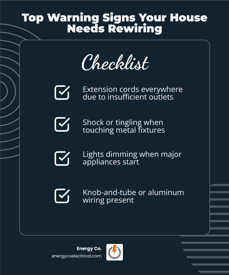 infographic of top warning signs a house needs rewiring infographic infographic of top warning signs a house needs rewiring infographic