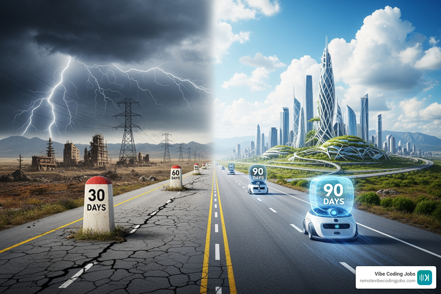 Transition roadmap from traditional developer to AI-assisted expert over 90 days
